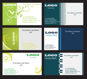 Image of business card templates